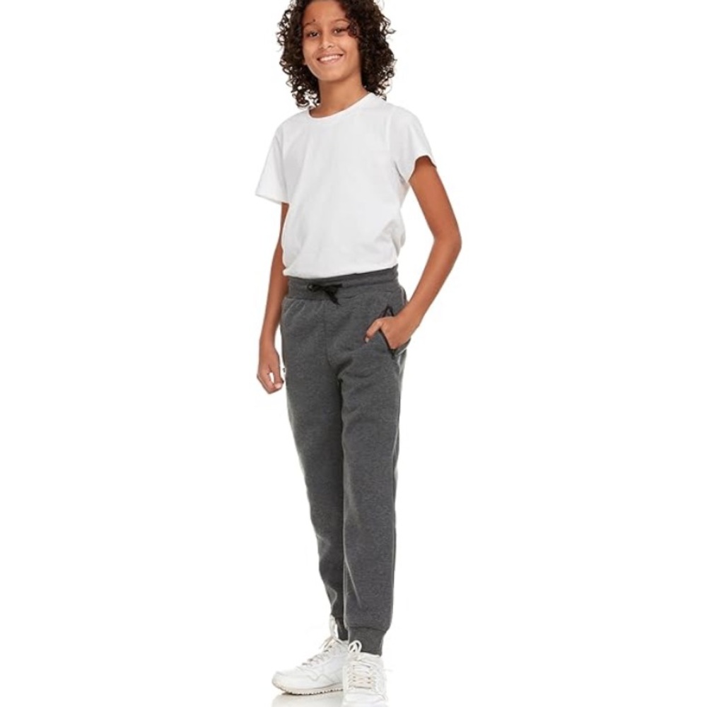 Kids Gray Jogger Sweatpants